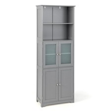 Wood Tall Storage Cabinet 2