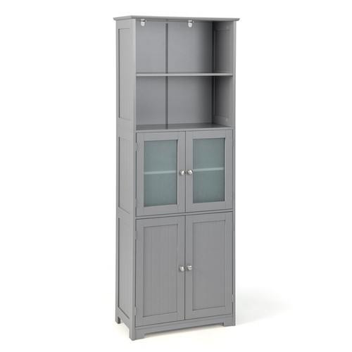 Wood tall storage - tall, cabinet