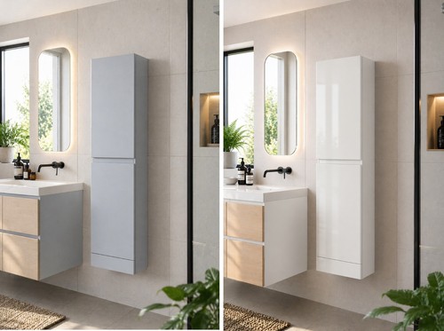 Tall bathroom storage cabinet - bathroom,
