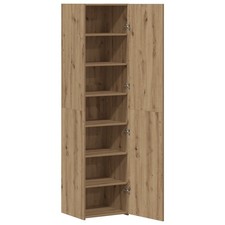 Wood Tall Storage Cabinet 1